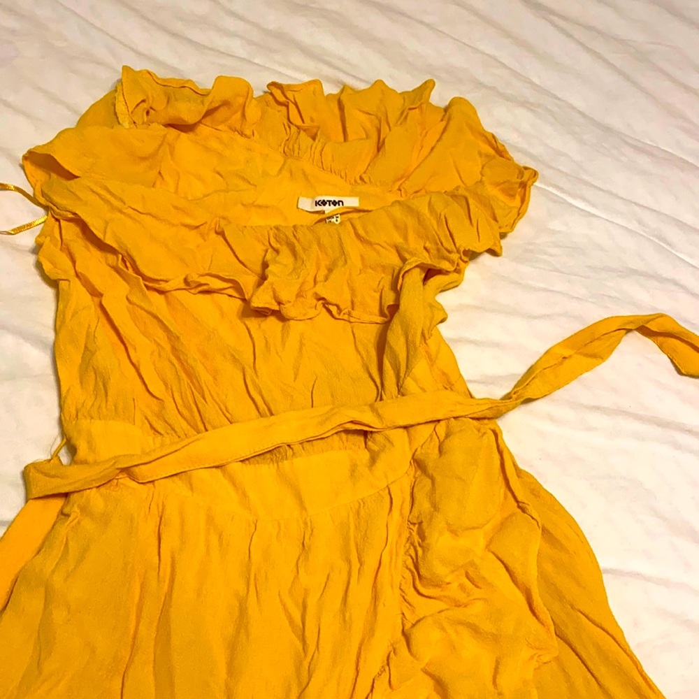 One shoulder ruffle dress so adorable :)